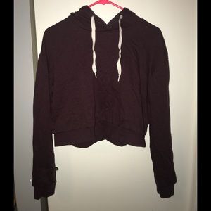 H&M crop hoodie